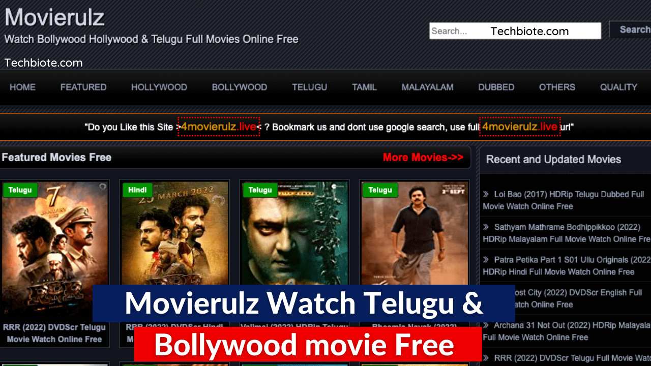 Know About 4Movierulz Or Movierulz4 namrathaseo TheWorknPlay