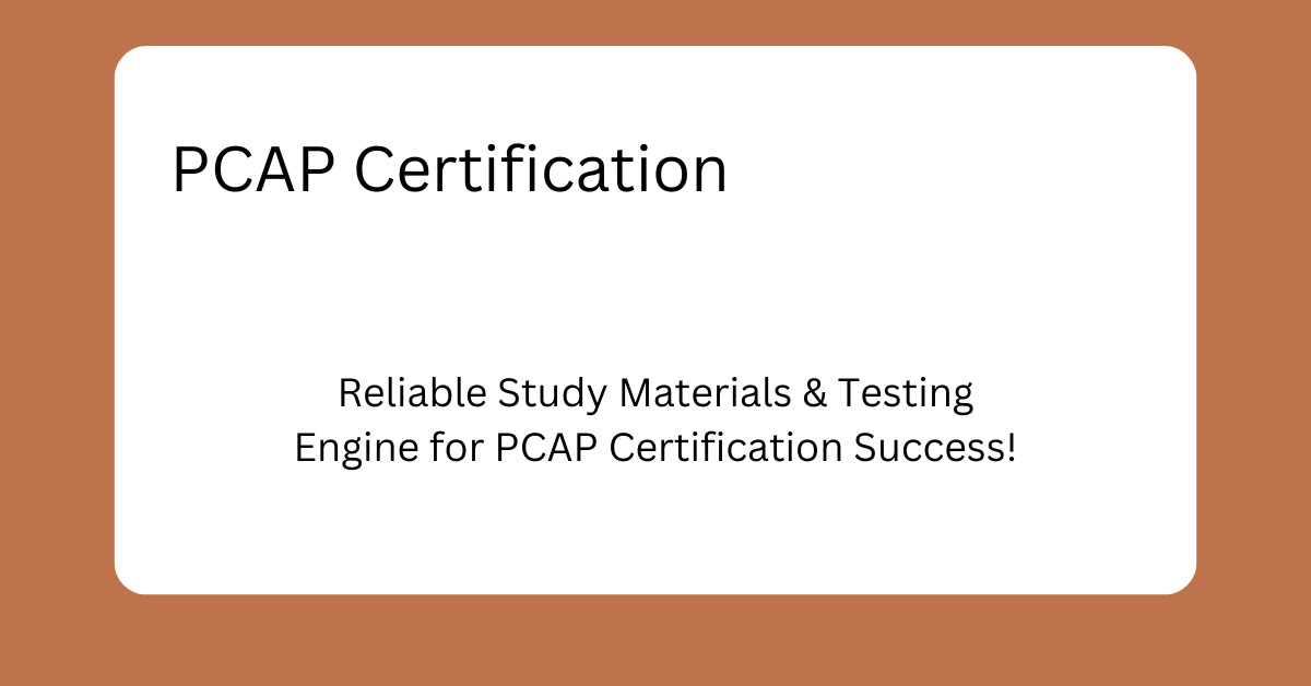 Frequently Asked Questions About PCAP Certification